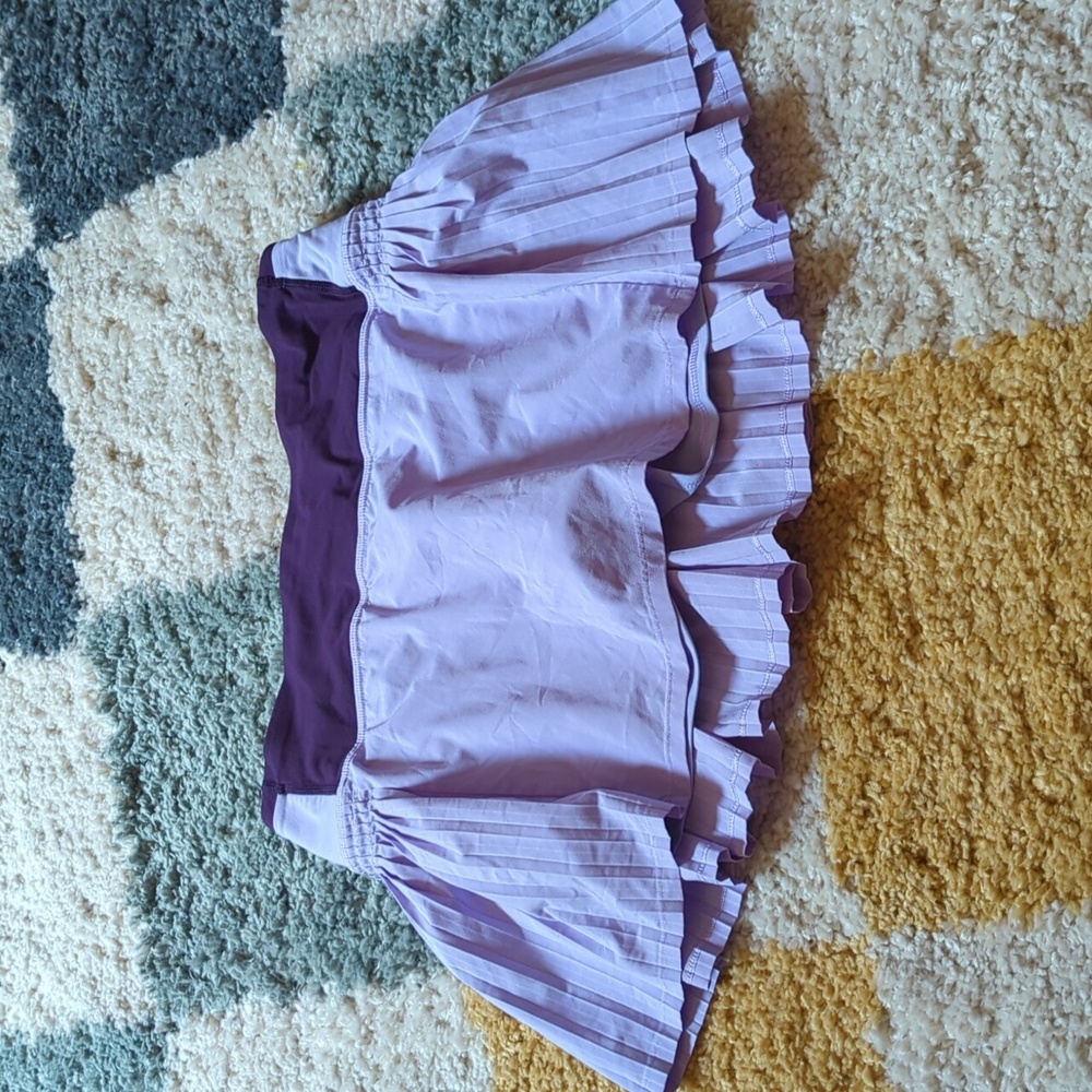 Lululemon athletic tennis golf purple skort 6